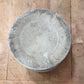 Grey Stoneware Crock with Cobalt Blue Blossoms 