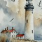 Guiding Light - A1 size large Decoupage Paper - The Mustard Seed Collection, The Seed