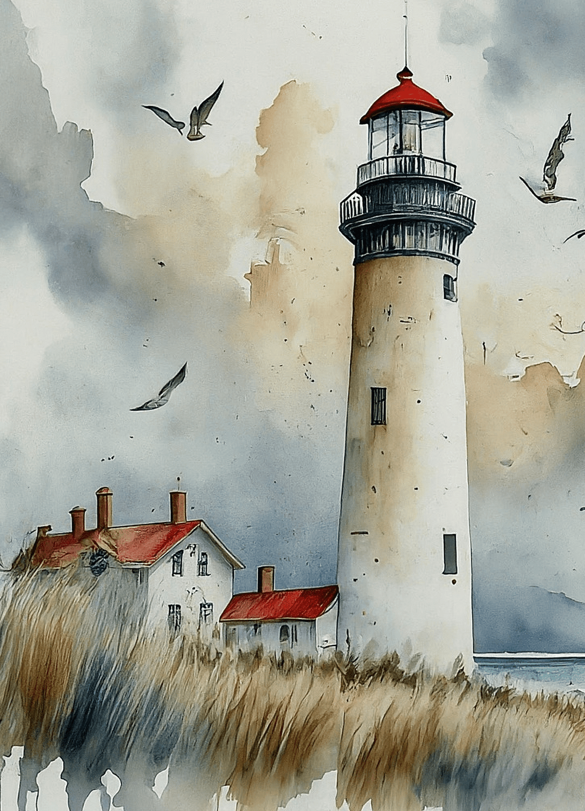 Guiding Light - A1 size large Decoupage Paper - The Mustard Seed Collection, The Seed