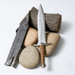 Hand-Forged "The Sting" - Elven Short with Etched Blade & Or - The Mustard Seed Collection, The Seed