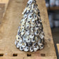 Handcrafted Coastal Oyster Shell Christmas Tree Topiary – 12" Tabletop Decor 
