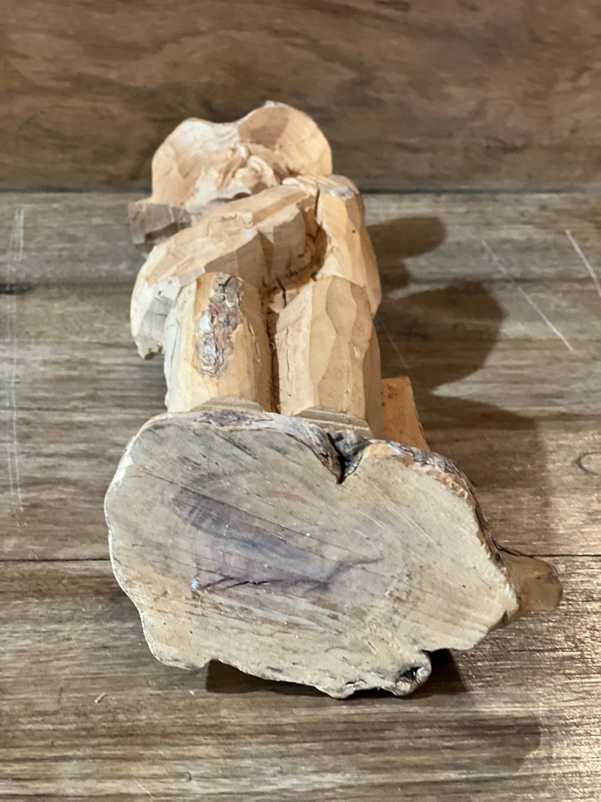 Handcrafted Wooden Man Playing Guitar - The Mustard Seed Collection, The Seed