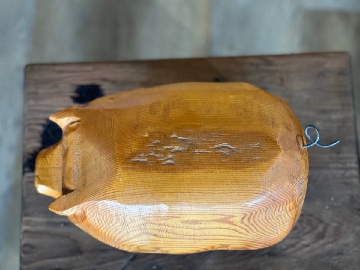 Handcrafted Wooden Pig - The Mustard Seed Collection, The Seed
