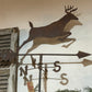 Handcut Deer Weathervane & Roof Mount