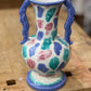 Handmade Ceramic Amphora Vase – Pastel Terrazzo 