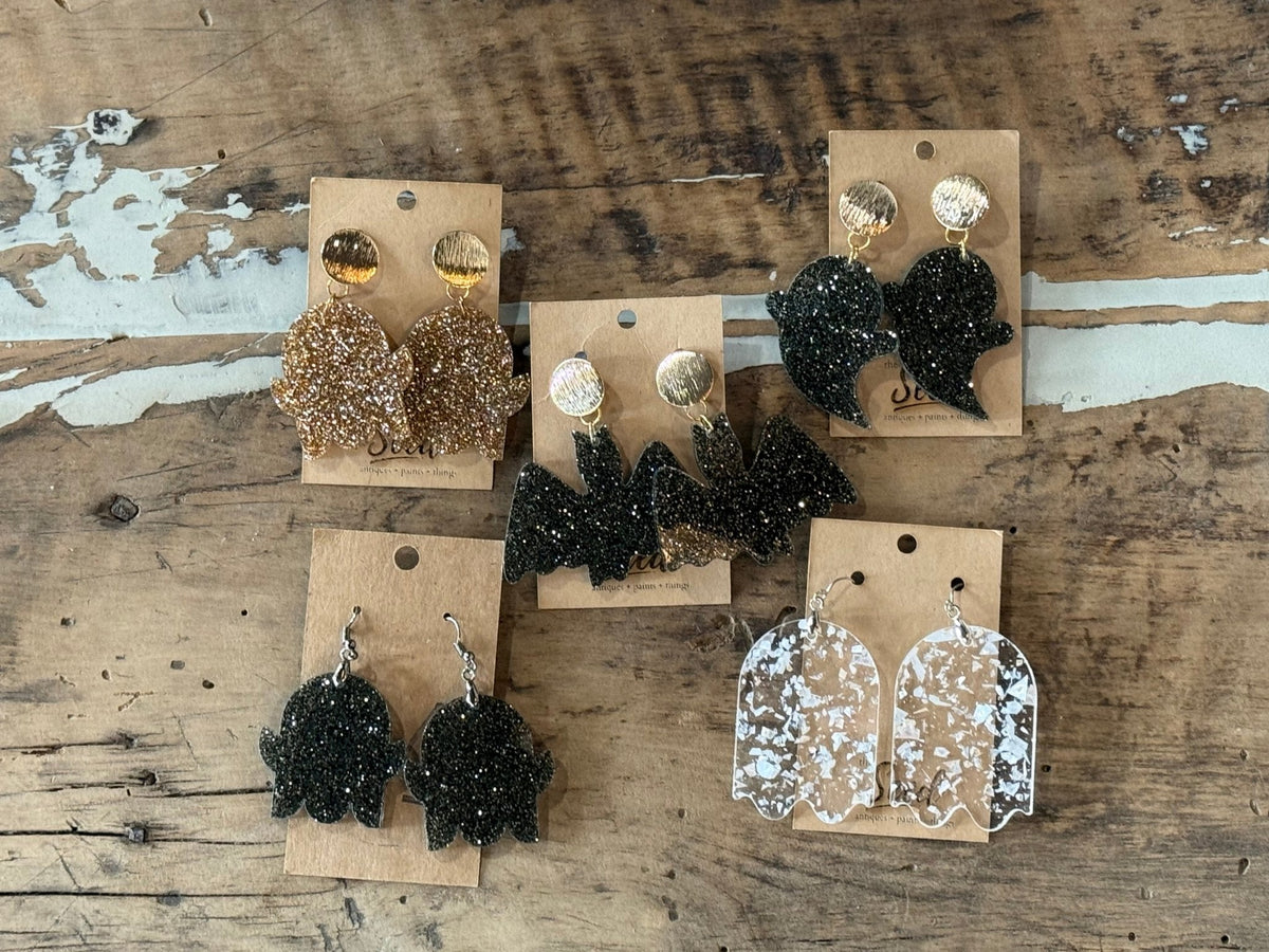 Handmade Halloween Earrings - The Mustard Seed Collection, The Seed