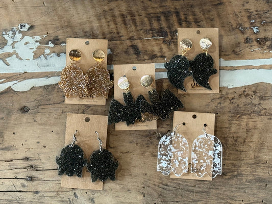 Handmade Halloween Earrings - The Mustard Seed Collection, The Seed