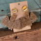 Handmade Halloween Earrings Rose Gold Bat