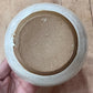 Handmade Stoneware Ceramic Basket – Blue Scallop