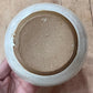 Handmade Stoneware Ceramic Basket – Blue Scallop 
