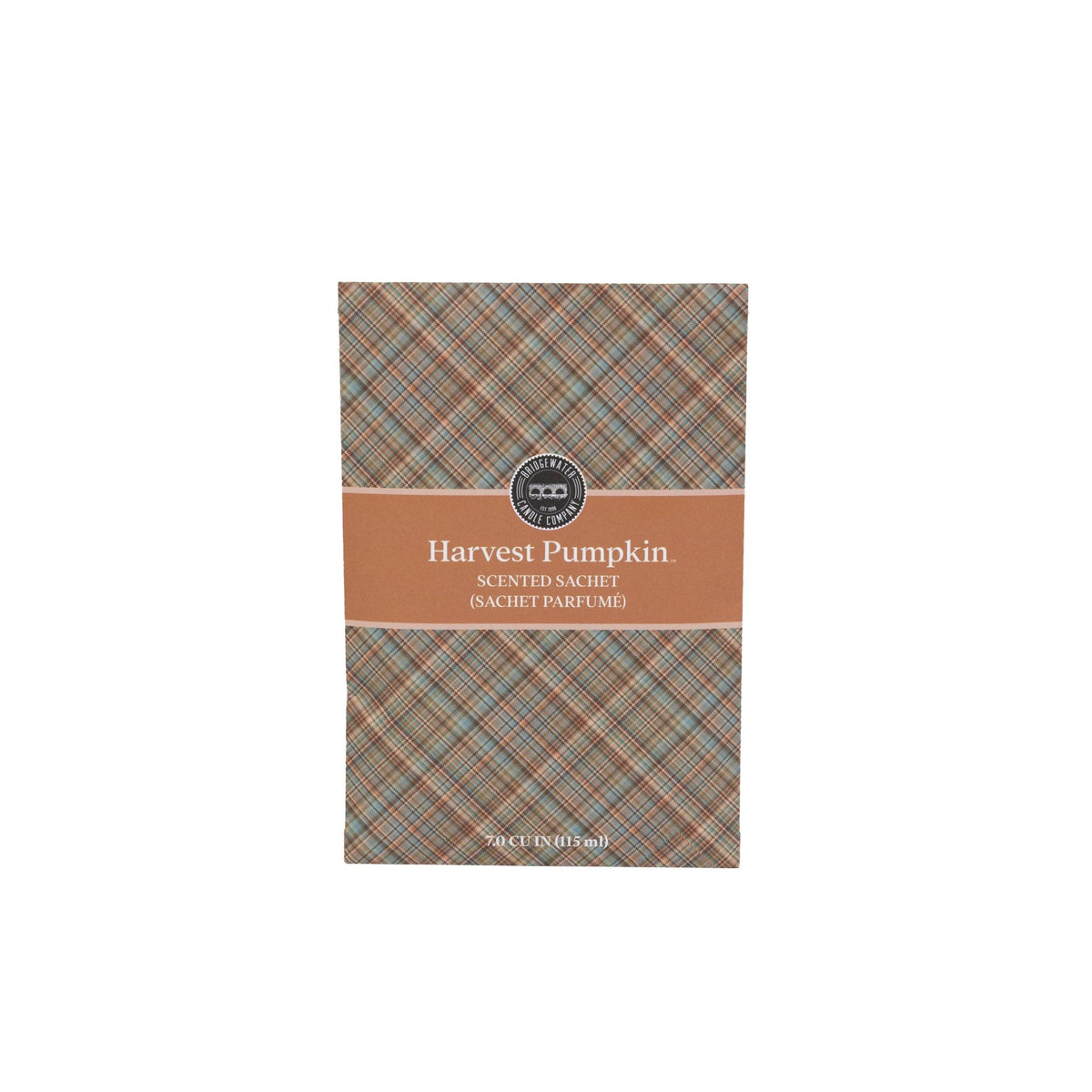 Harvest Pumpkin Plaid Sachetair freshener