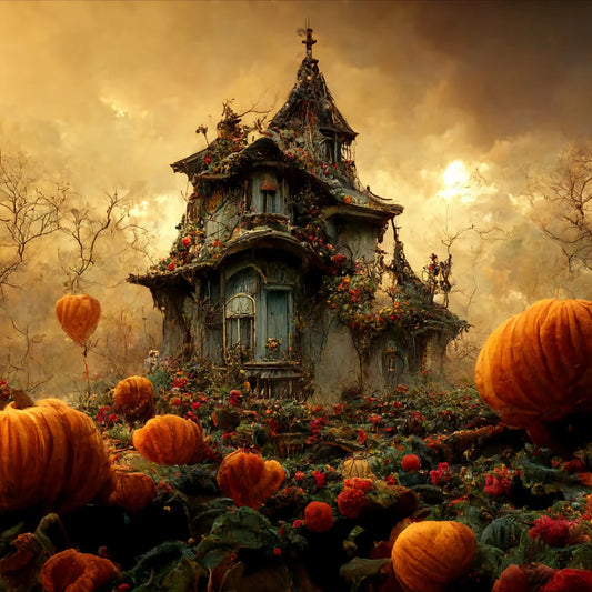 A1 Haunted House 2 Mint Decoupage Paper