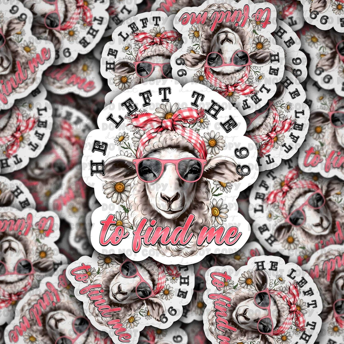He left the 99 to find me sticker - The Mustard Seed Collection, The Seed