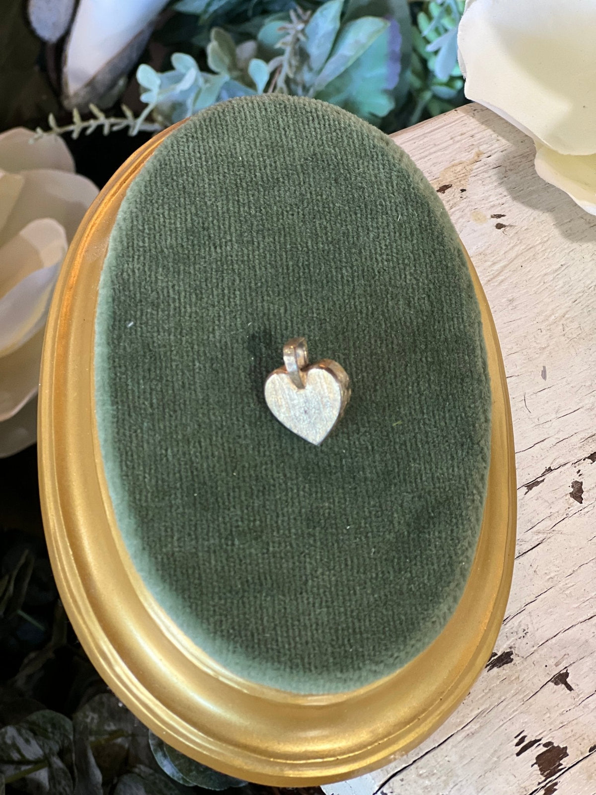 Heart with Rose Pendant - The Mustard Seed Collection, The Seed