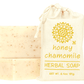 Herbal Cloth Sack Soap Honey Chamomile 6.4oz Bar - The Mustard Seed Collection, The Seed