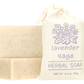 Herbal Cloth Sack Soap Lavender Sage 6.4oz Bar - The Mustard Seed Collection, The Seed