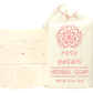 Herbal Cloth Sack Soap Rose Petals 6.4oz Bar