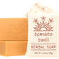 Herbal Cloth Sack Soap Tomato Basil 6.4oz Bar - The Mustard Seed Collection, The Seed