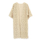 Hexagon Crochet Kimono Ivory - The Mustard Seed Collection, The Seed