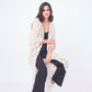 Hexagon Crochet Kimono Ivory - The Mustard Seed Collection, The Seed