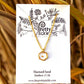 Hexagon Gold Plated Mustard Seed Necklace - The Mustard Seed Collection, The Seed