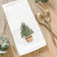 Holiday Christmas Tree - Cotton Tea Towel - The Mustard Seed Collection, The Seed