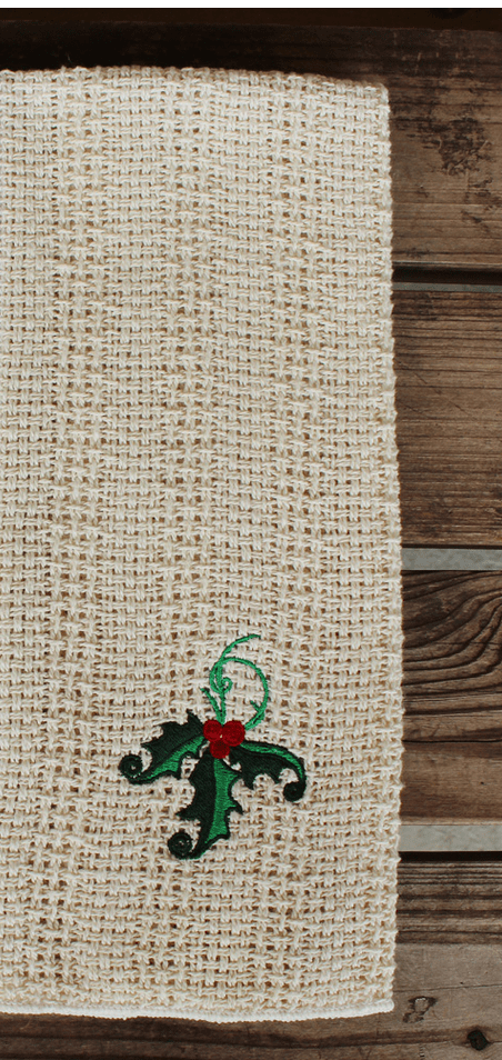 Holly Cotton Kitchen Towel - The Mustard Seed Collection, The Seed