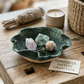Homosassa Florida Artisan Organic Ruffled Ceramic Dish (2" x 6.5") 