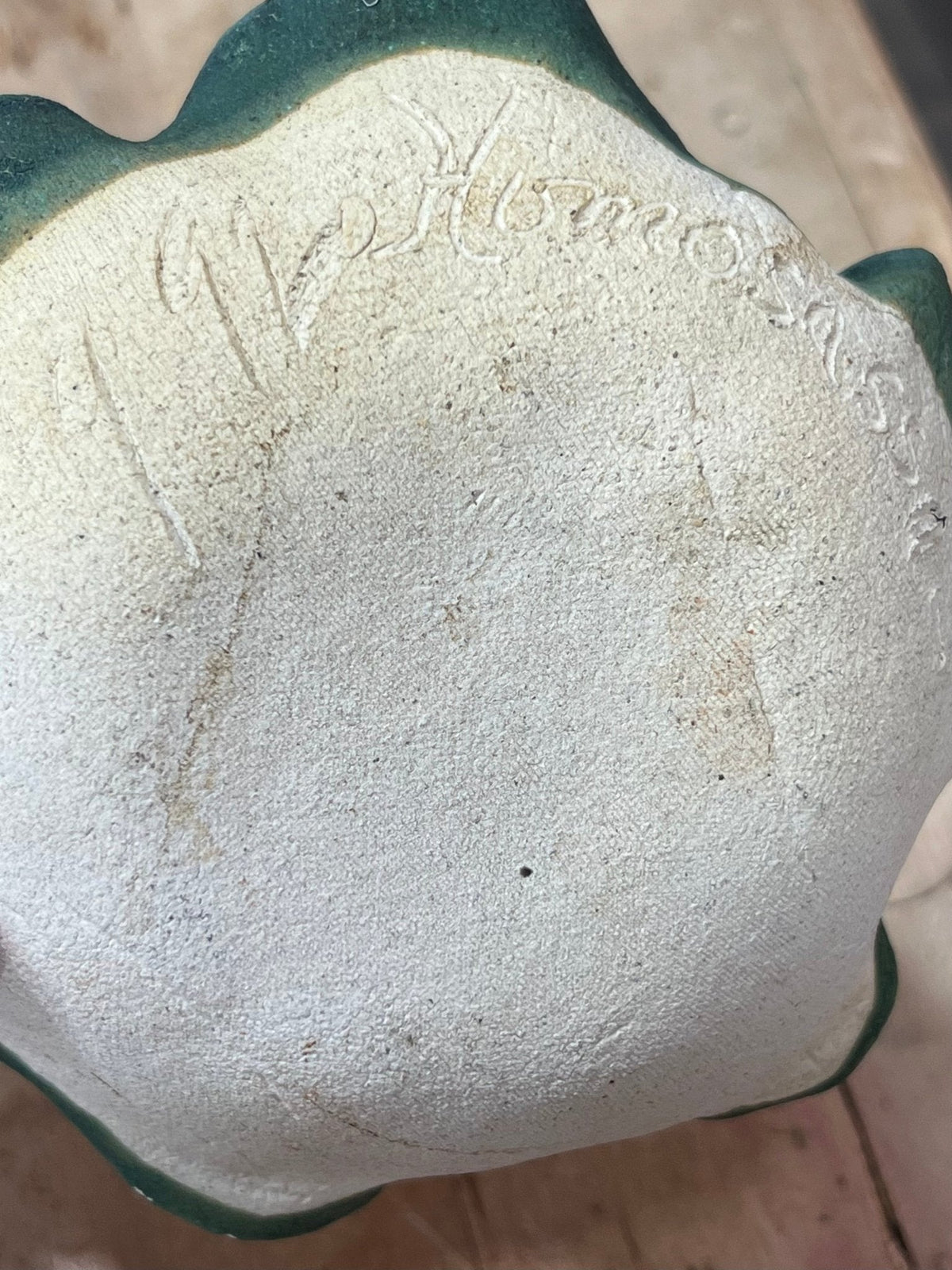 Homosassa Florida Artisan Organic Ruffled Ceramic Dish (2" x 6.5") 