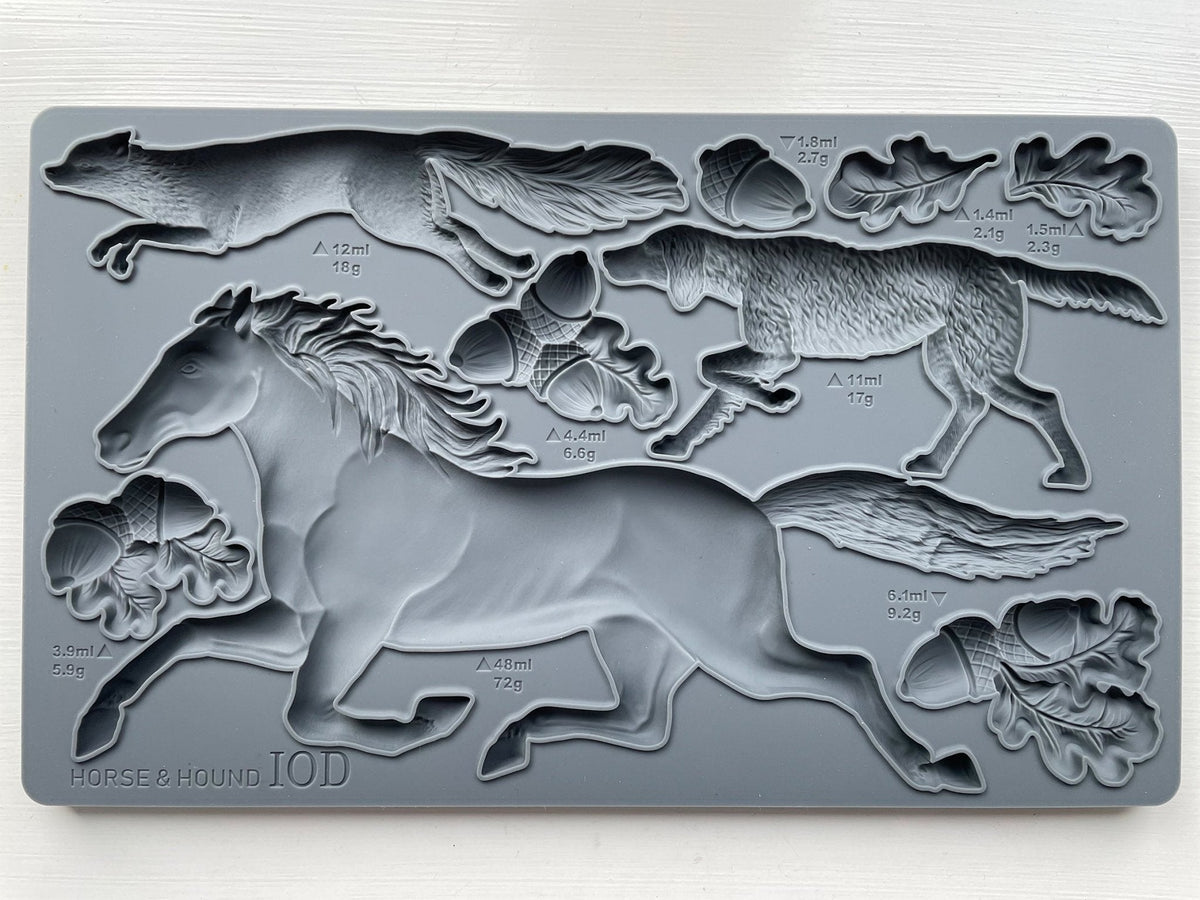 Horse & Hound 6X10 IOD Mould - The Mustard Seed Collection, The Seed