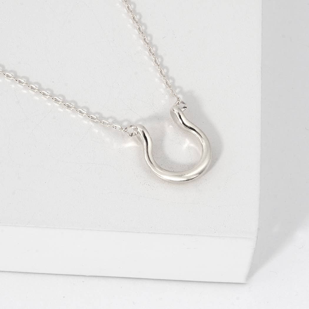 Horseshoe Spirit Pendant  Gold Dipped Necklace : GD / ONE SIZE Fashion City