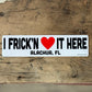 I Frick'n Love It Here Souvenir Sticker - The Mustard Seed Collection, The Seed