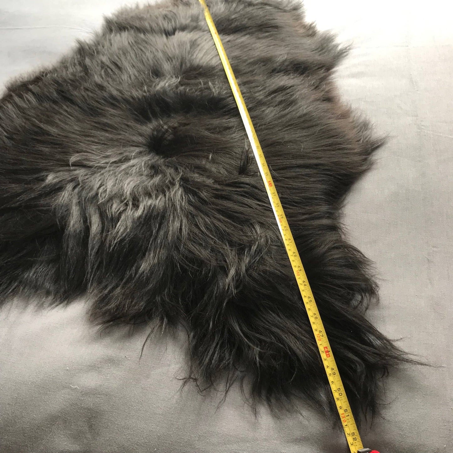 Icelandic Natural Black Eco Sheepskin Rug 100% Undyed: XL - The Mustard Seed Collection, The Seed