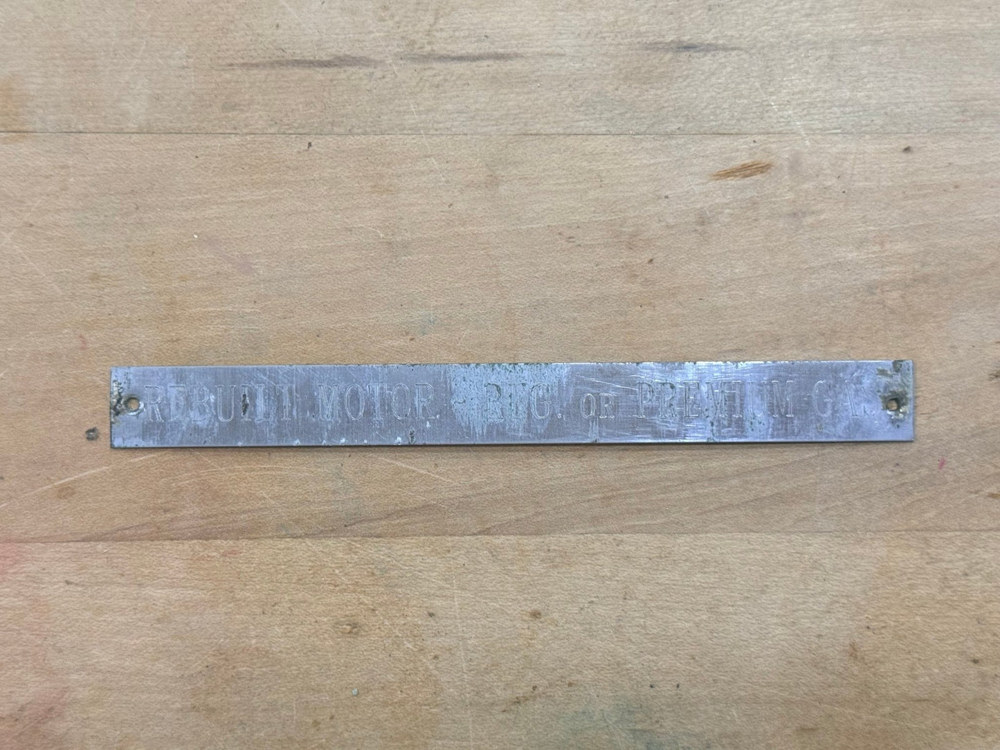Identification plate 