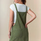 Ribbon Front Overall Mini Skirt Fantastic Fawn