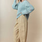 Washed Twill Elastic Waist Wide Pants Fantastic Fawn