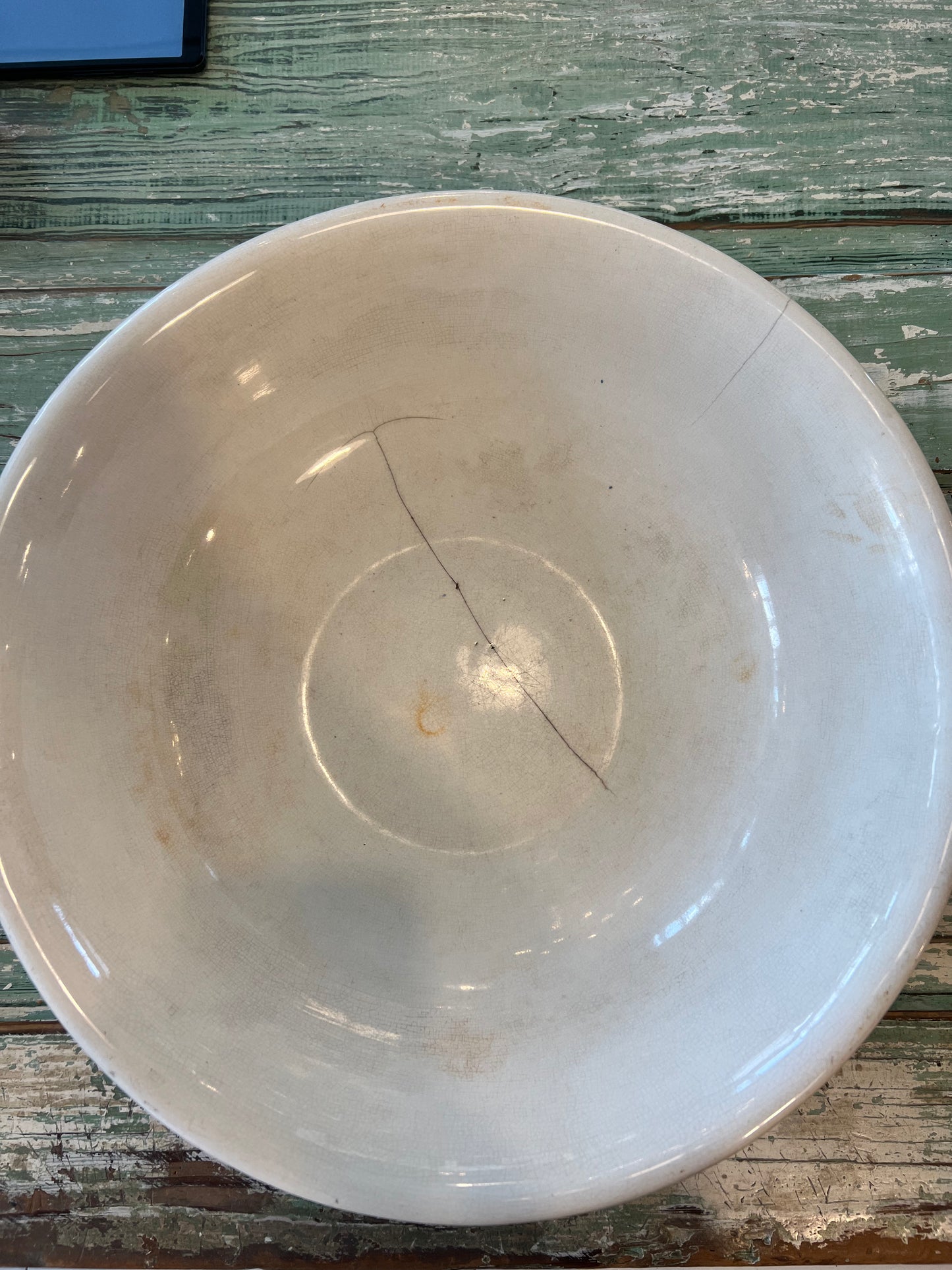 Colonial Co Ironstone late 1800s Basin Bowl