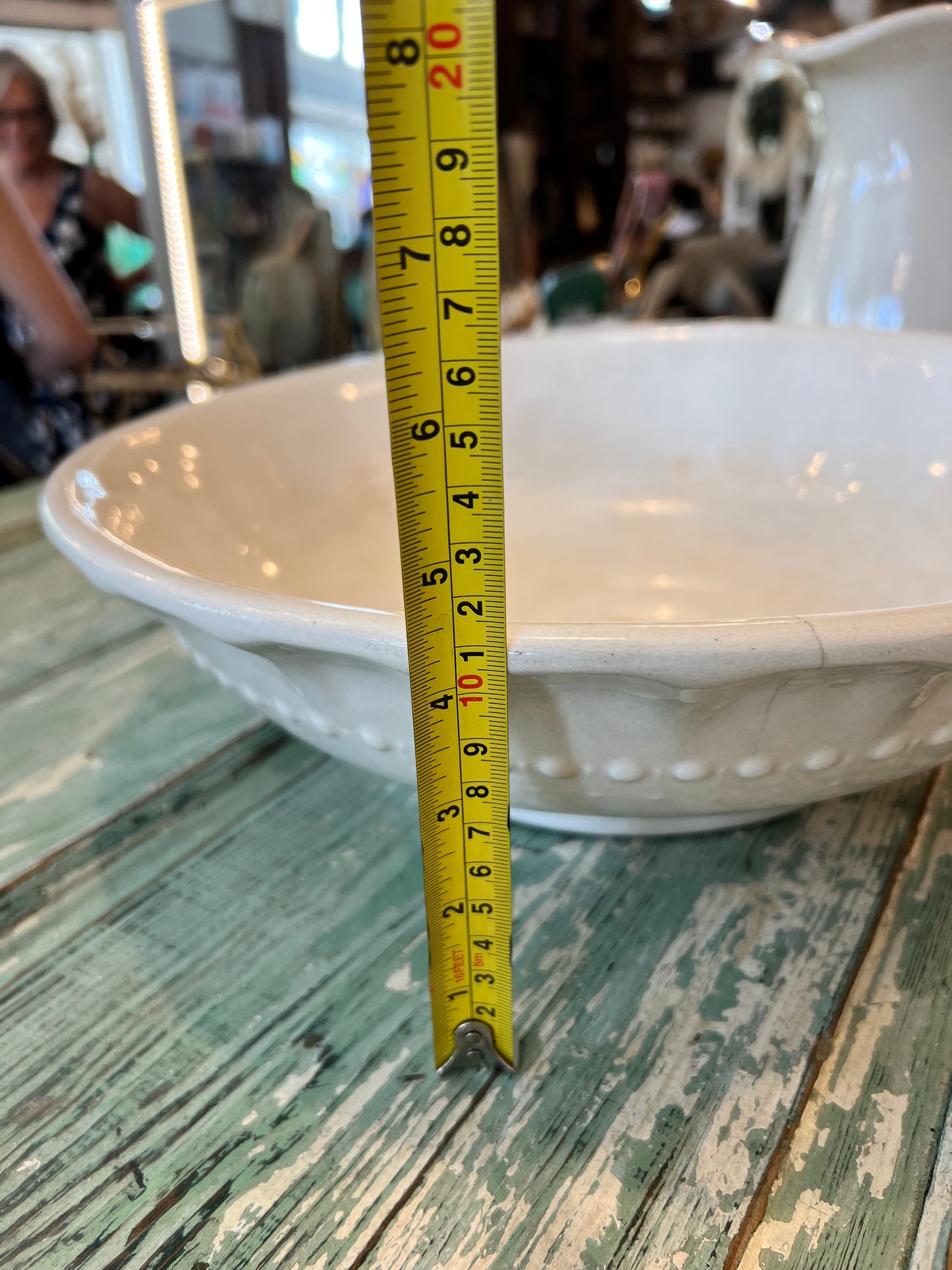 Colonial Co Ironstone late 1800s Basin Bowl