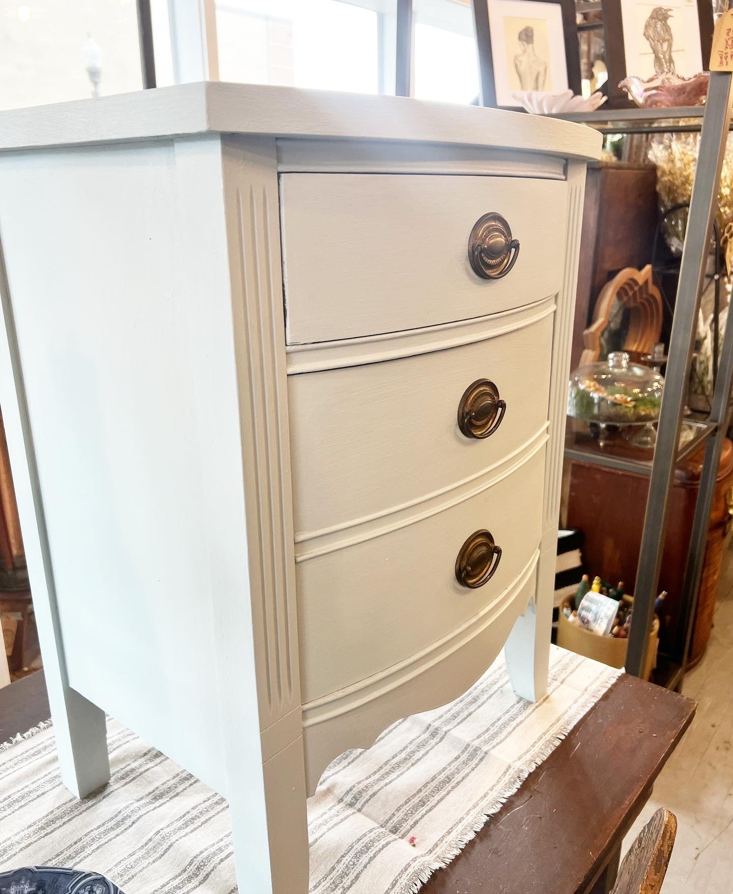 Antique 2 Drawer End Table/Nightstand Orlando Estate Auction