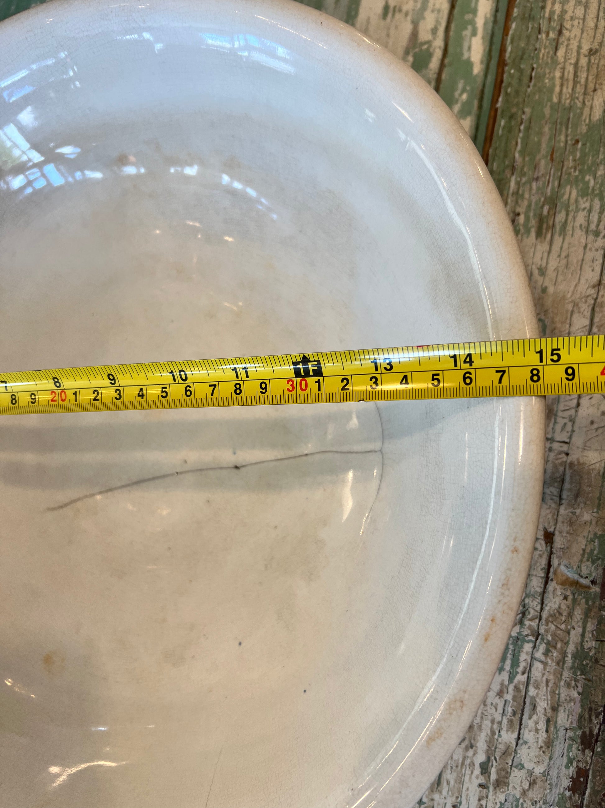 Colonial Co Ironstone late 1800s Basin Bowl