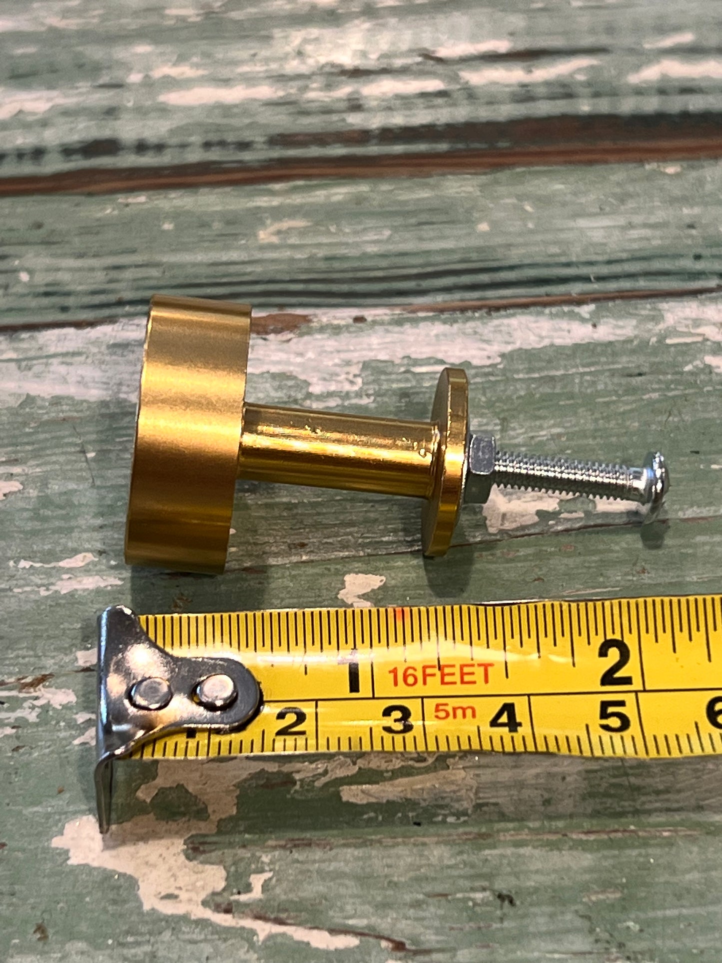 Gold Marble Veined pin knob
