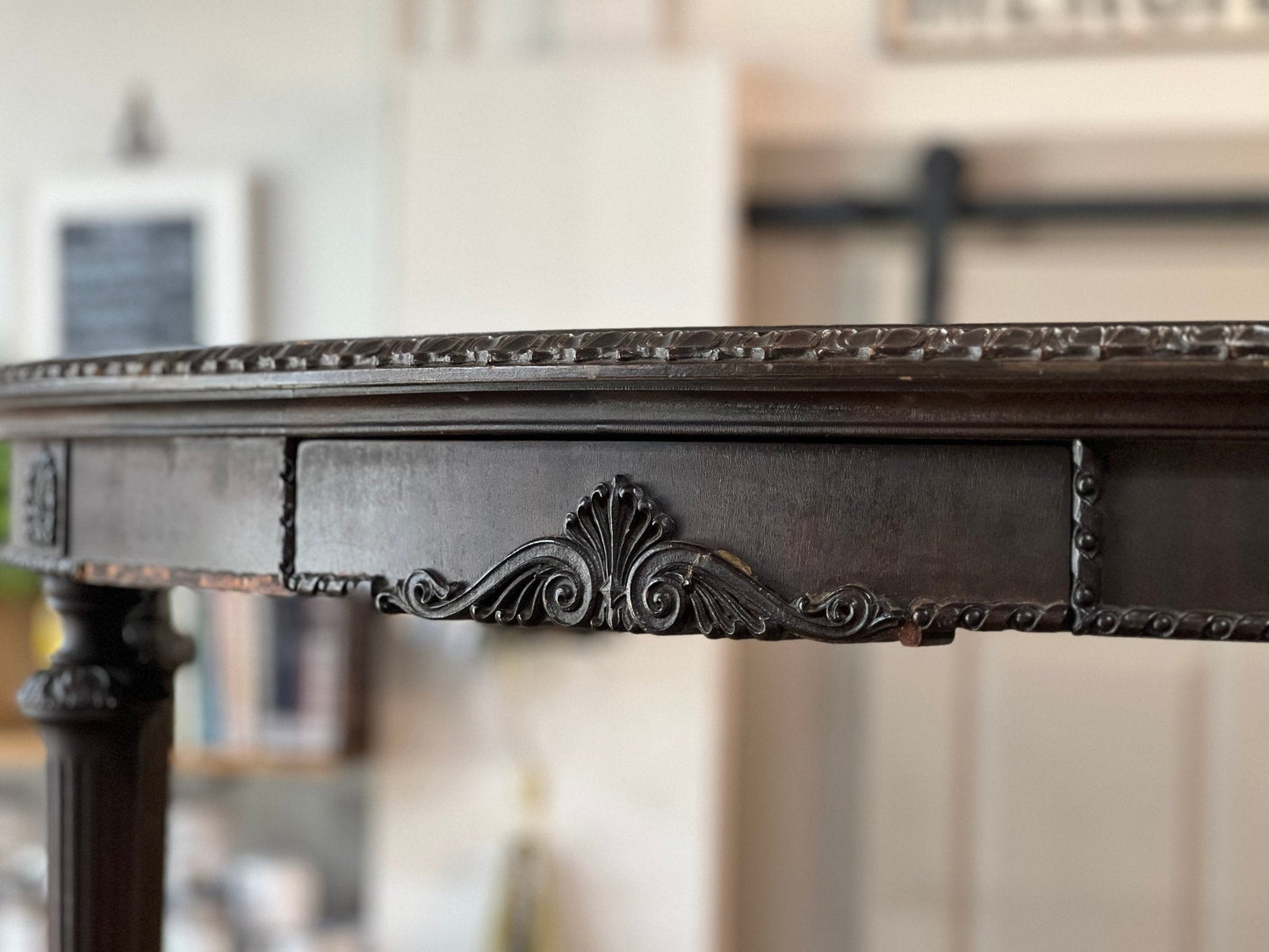 Imperial Demilune Console Table - The Mustard Seed Collection, The Seed