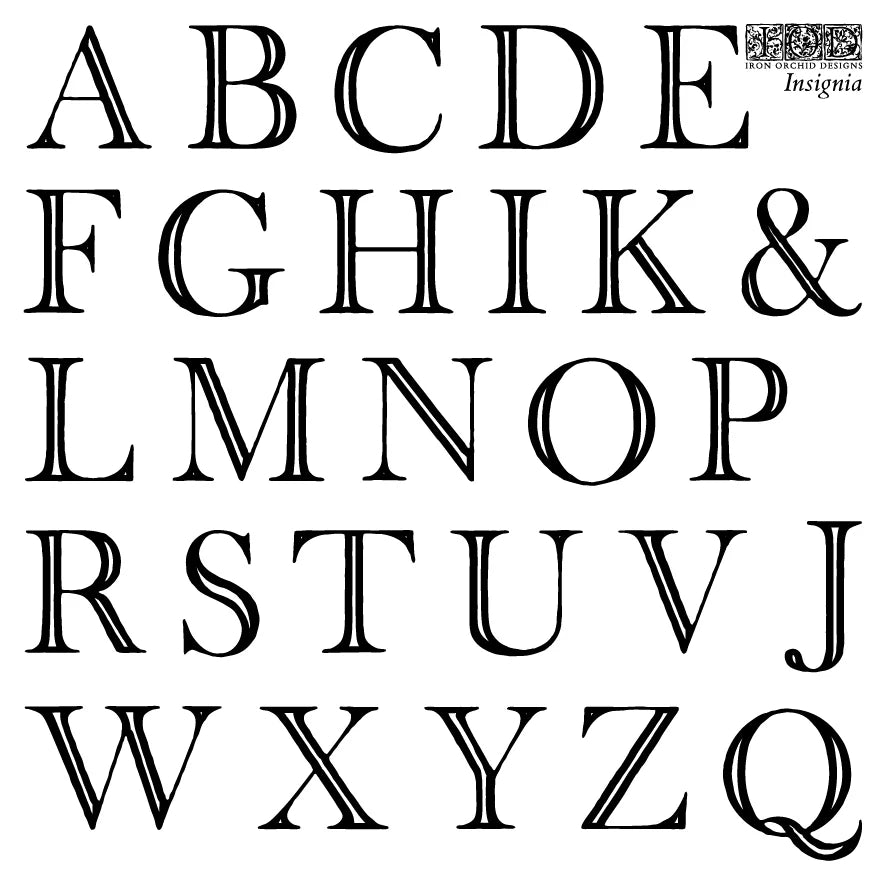 Insignia 6x6 Decor Stamp