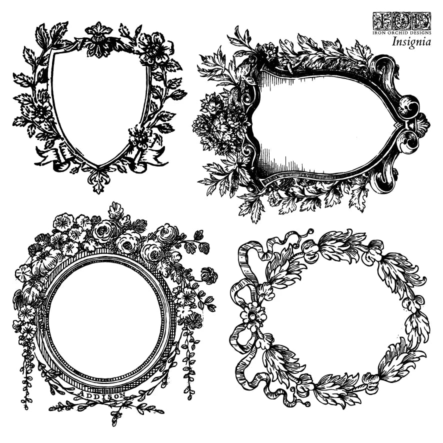 Insignia 6x6 Decor Stamp