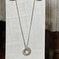 Inspiration Within Engraved Washer Pendant Necklace