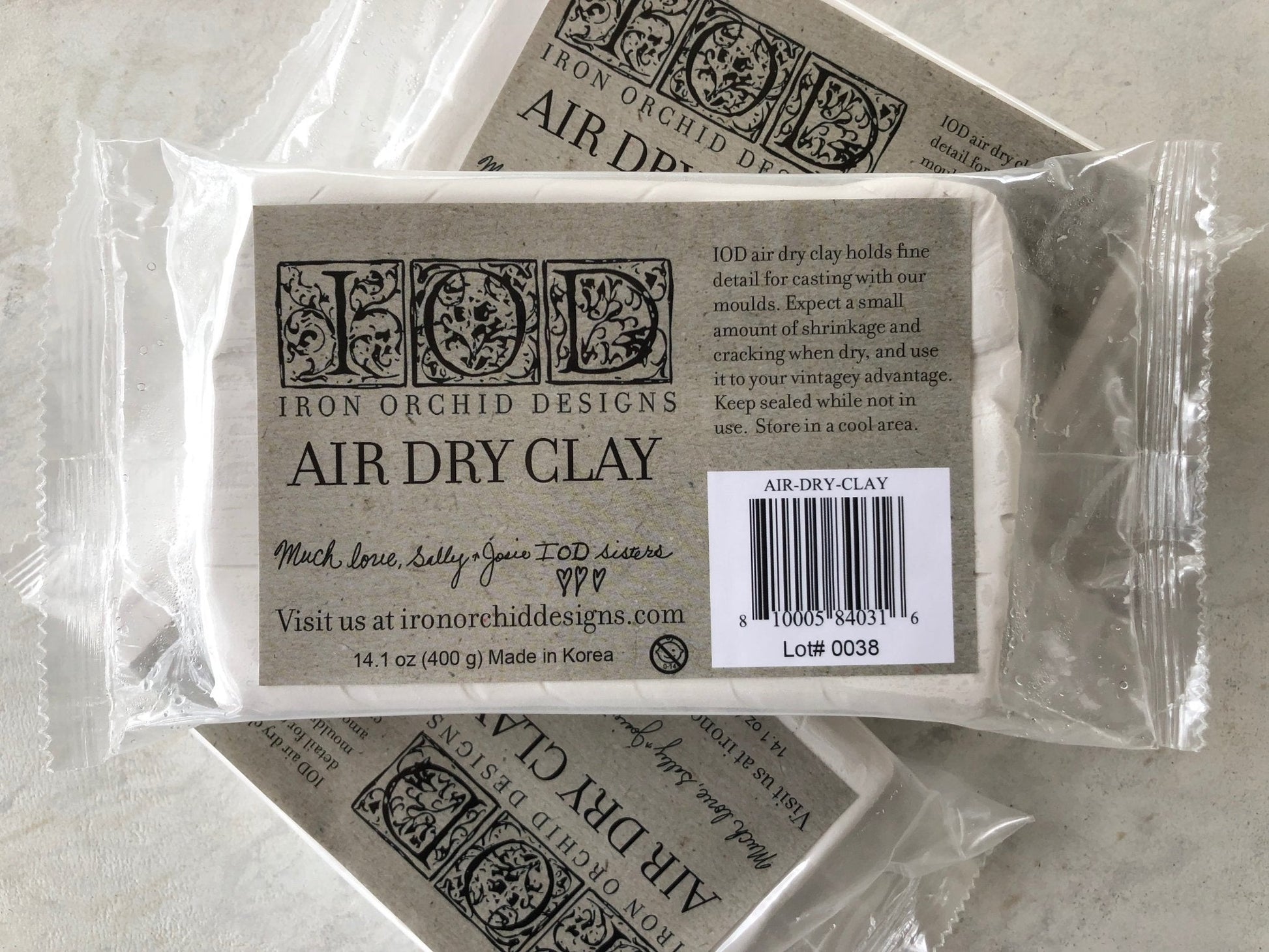 IOD Air Dry Clay - The Mustard Seed Collection, The Seed