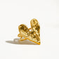 Irene 18K Gold-Plated Non-Tarnish Heart Ring: Yellow Gold - The Mustard Seed Collection, The Seed
