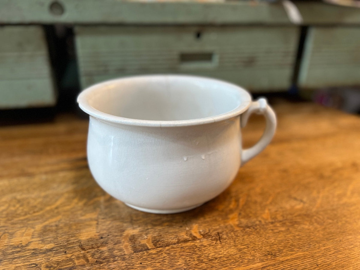 Ironstone Chamber Pot - The Mustard Seed Collection, The Seed