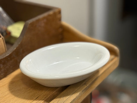 Ironstone Oval Bowl