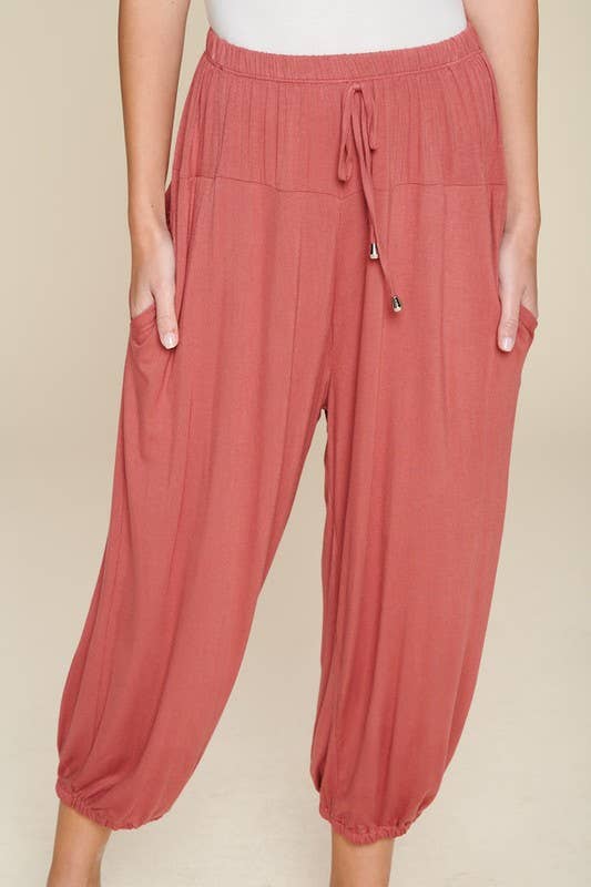 Jogger Jersey Pants: Marsala - The Mustard Seed Collection, The Seed